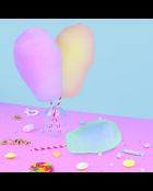 Machine à barbe à papa bleu et blanc