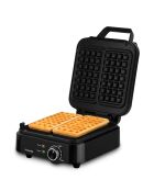 Gaufrier compact noir