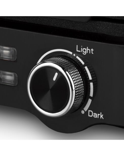 Gaufrier compact noir