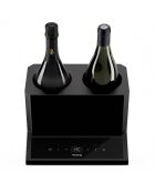 Lvx28 zwarte wijnkoeler met 2 flessen
