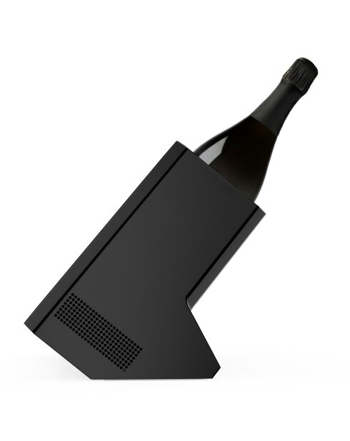 Lvx28 Schwarzer Weinkühler für 2 Flaschen