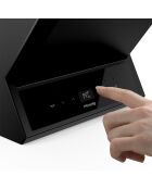 Lvx28 zwarte wijnkoeler met 2 flessen