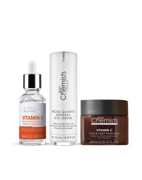 Kit de cuarzo rosa y vitamina C de SkinChemists