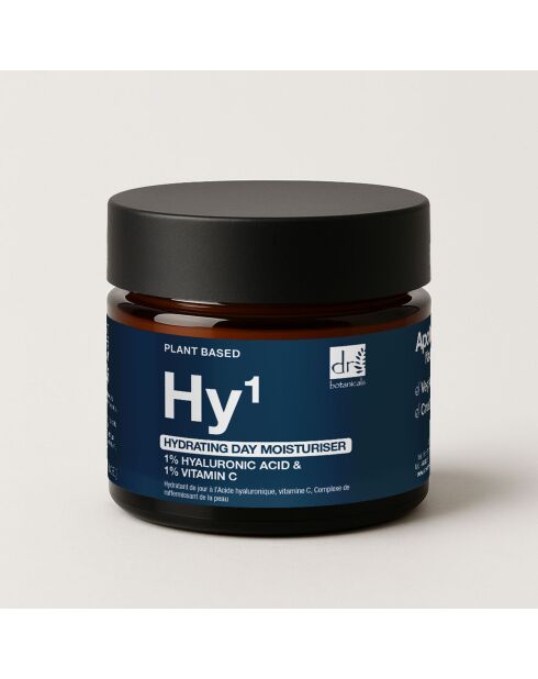 Hydraterende dagcrème met 1% hyaluronzuur en 1% vitamine C
