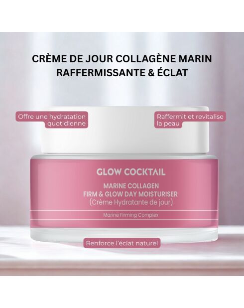 Straffende und strahlende Tagescreme mit Meereskollagen - 50 ml