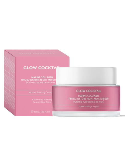 Straffende und regenerierende Nachtcreme mit Meereskollagen - 50 ml