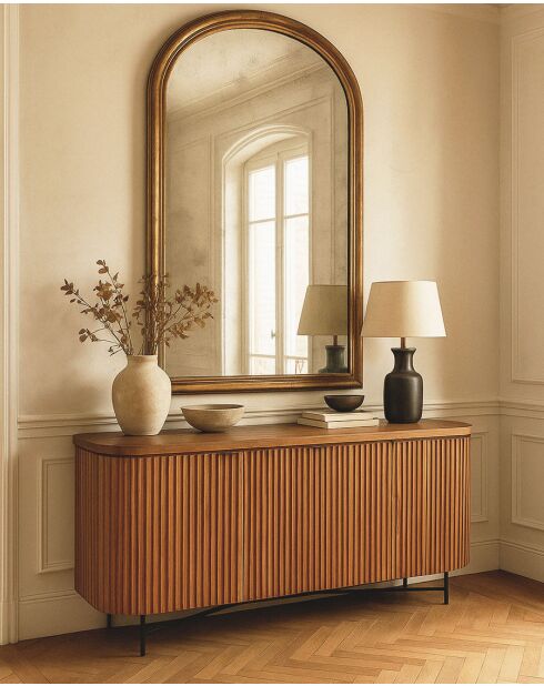 Opera - Aparador retro de madera de teca reciclada