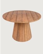Capelle - Tavolo da giardino rotondo in teak riciclato