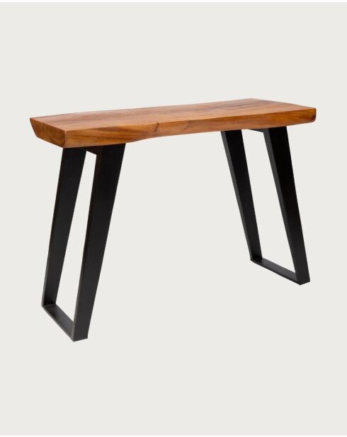 Teaka - Console en bois de teck massif 120cm
