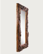 Boima - Miroir en bois de teck finition antique 110x10x200cm