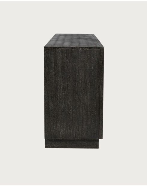 Zaraya - Aparador bajo tallado en madera maciza de mango 185 cm