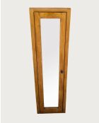 Palo - Columna colgante con espejo en madera maciza de mango - 40x25x140 cm
