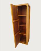 Palo - Columna colgante con espejo en madera maciza de mango - 40x25x140 cm