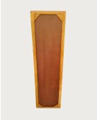 Palo - Columna colgante con espejo en madera maciza de mango - 40x25x140 cm