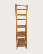 Vertis - Étagère de salle de bain en bois massif - 44x47x152 cm