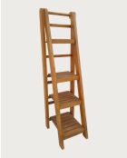 Vertis - Étagère de salle de bain en bois massif - 44x47x152 cm