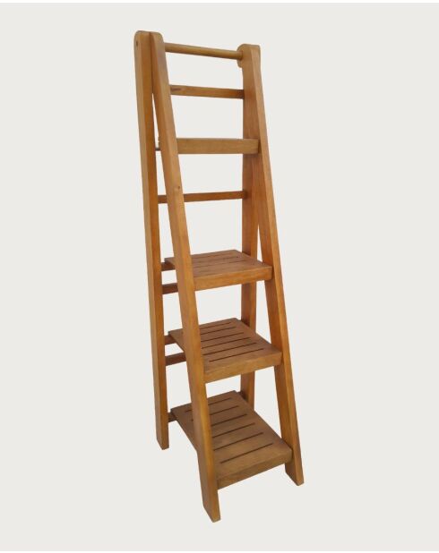 Vertis - Étagère de salle de bain en bois massif - 44x47x152 cm