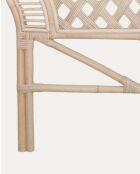 Crown - Tête de lit en rotin tressé - 160x160x30 cm