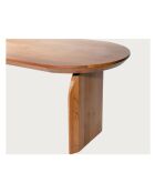 Véga - Ovale eettafel van acaciahout - 200x90x76 cm