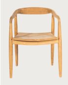 Charlie - 2 sedie scandinave in teak massiccio - 54x54x76 cm