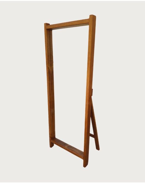 Vivo - Miroir sur pied en bois massif de manguier - 68x25x167 cm