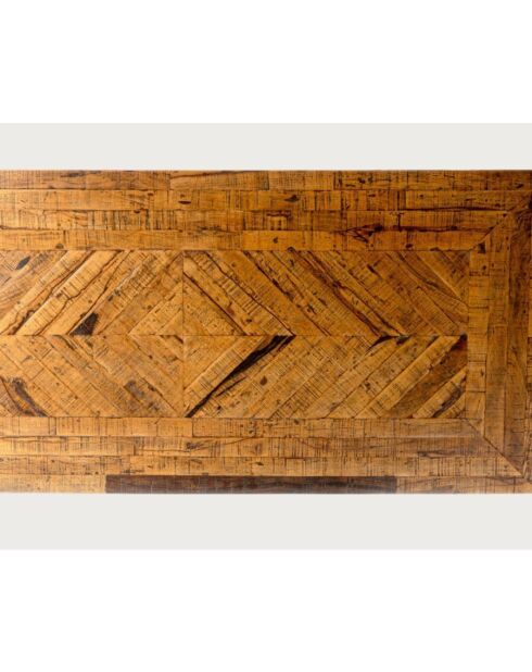 Maestro - Mesa de comedor de madera de eucalipto - 220x100x76 cm
