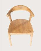 Aro - 2 Esszimmerstühle aus massivem Teakholz - 50x48x84 cm