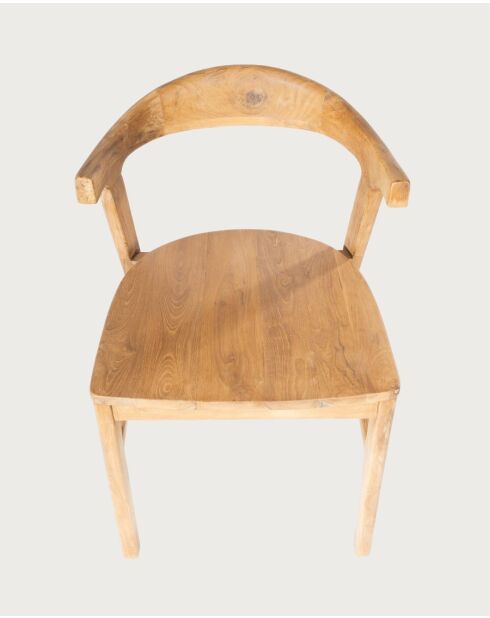 Aro - 2 Esszimmerstühle aus massivem Teakholz - 50x48x84 cm