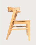 Aro - 2 Esszimmerstühle aus massivem Teakholz - 50x48x84 cm