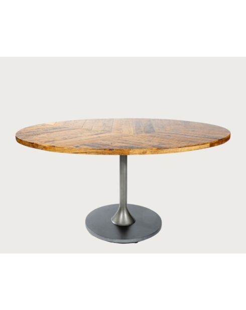 Sofia - Ovale tafel van massief hout voor 8 personen - 160x90x78 cm