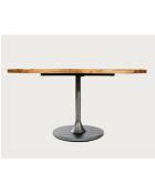 Sofia - Ovale tafel van massief hout voor 8 personen - 160x90x78 cm