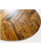 Sofia - Ovale tafel van massief hout voor 8 personen - 160x90x78 cm