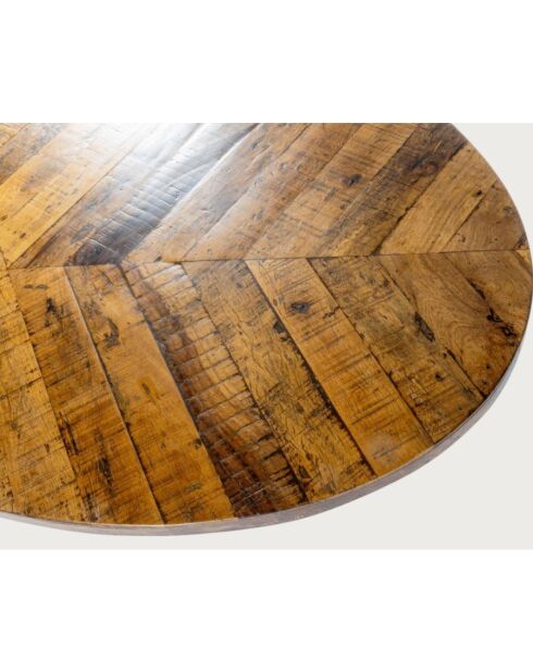 Sofia - Ovale tafel van massief hout voor 8 personen - 160x90x78 cm