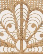 Coco - Cabecero de ratán tejido - 160x160x30 cm