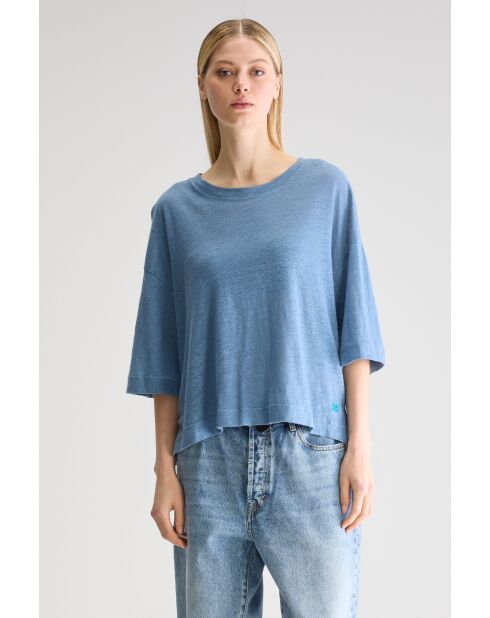 T-shirt 100% Lin Vydel denim