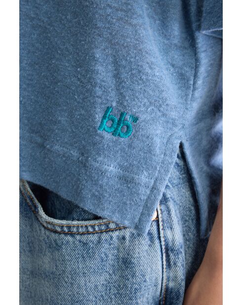 T-shirt 100% Lin Vydel denim