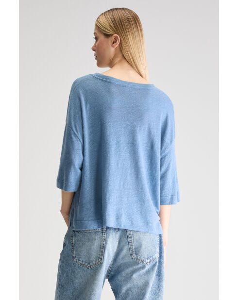 T-shirt 100% Lin Vydel denim