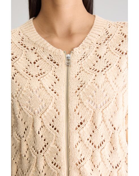 Chaleco Allady marfil