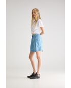Hellblaue Bleichshorts von Willa