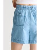 Hellblaue Bleichshorts von Willa