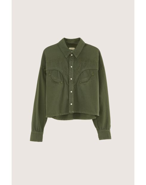 Polaris dusty olivfarbenes Hemd