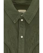 Polaris dusty olivfarbenes Hemd