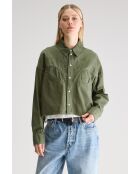 Polaris dusty olivfarbenes Hemd