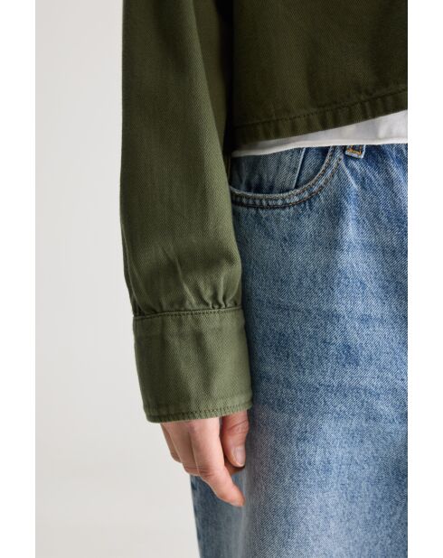 Polaris dusty olivfarbenes Hemd