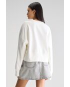 Slenni weißes Vintage-Sweatshirt