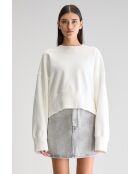 Slenni weißes Vintage-Sweatshirt