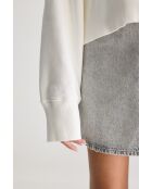 Slenni weißes Vintage-Sweatshirt