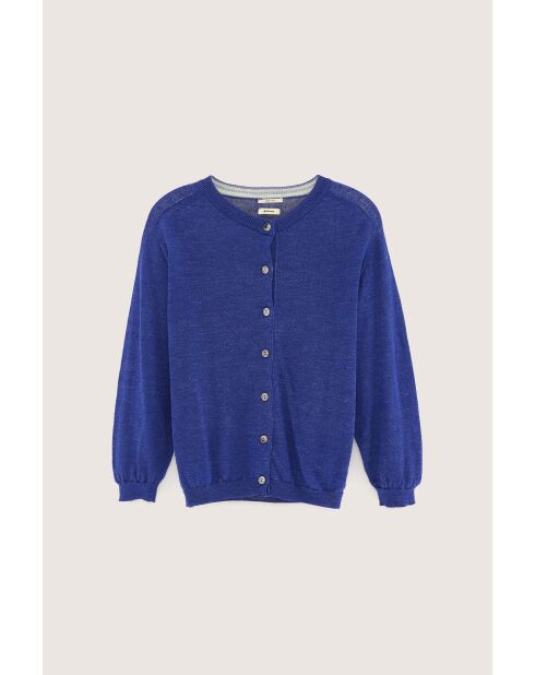 Neeta blueworker vest van linnenmix