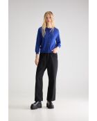 Neeta blueworker vest van linnenmix