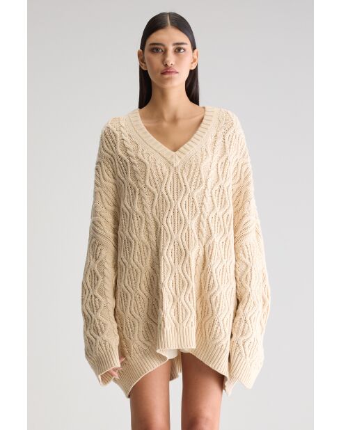 Jersey extragrande Gesk marfil